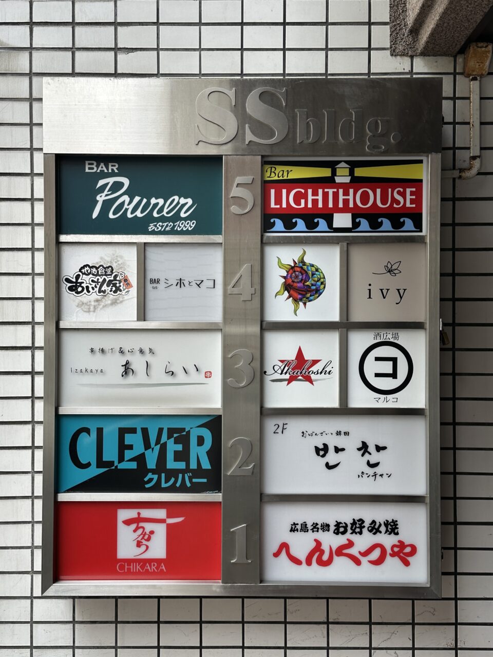Bar. LIGHTHOUSE ロゴ/Bar .LIGHTHOUSE 入口看板
