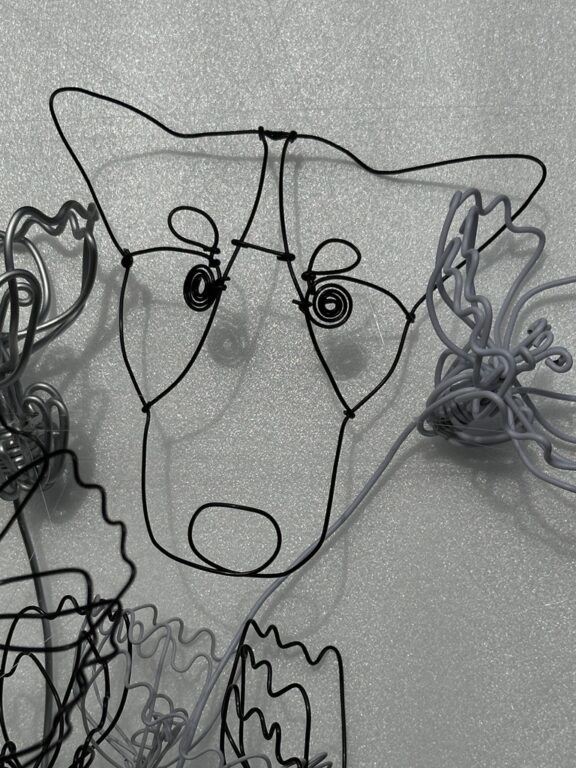 ワイヤーアート写真