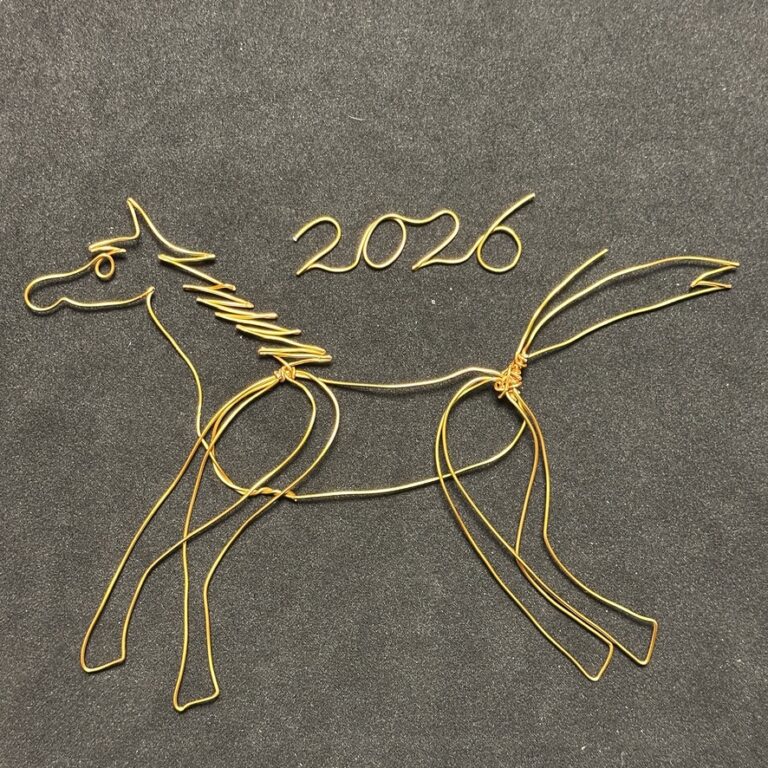 ワイヤーアート写真