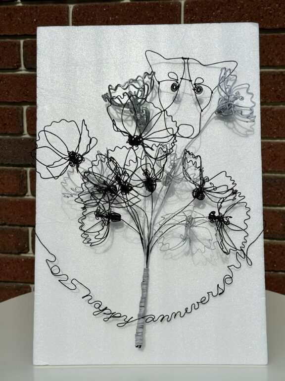 ワイヤーアート写真