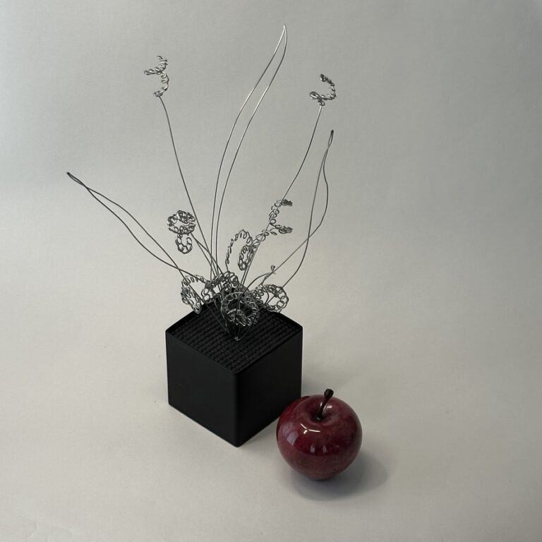 ワイヤーアート作品